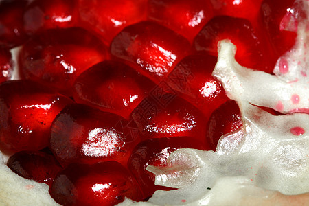 石榴种子果汁谷物石榴石花园甜点情调宏观水果红宝石图片