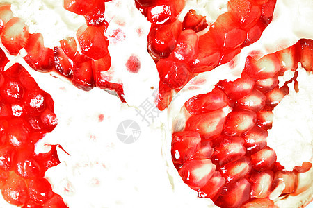 石榴维生素热带水果情调食物红宝石蔬菜种子果汁石榴石图片