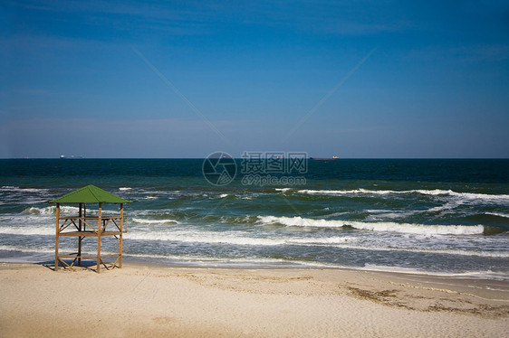 空海滩黄色风景假期天空场景旅游地平线海岸线海岸旅行图片