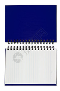 蓝色空白笔记本图片