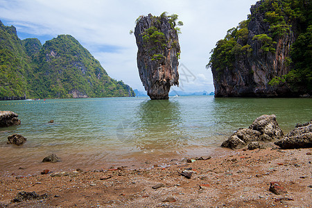 美丽的热带大热带宝石海岸旅行天气海景海浪异国场景森林情调岩石图片