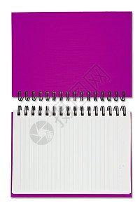 紫白纸笔记本图片
