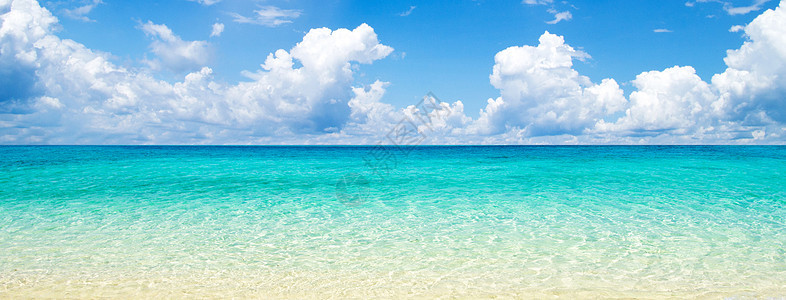 海 海晴天海景海岸海洋假期支撑天空海浪太阳蓝色图片