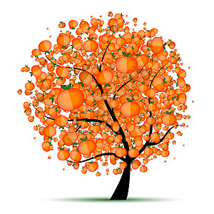 用于设计设计的能源柑橘树图片