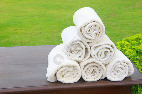 白毛巾温泉浴室织物奢华团体卫生棉布折叠白色淋浴图片