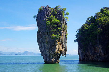 James债券岛蓝色旅游树叶记忆构造地质天空海滩石灰石树木图片