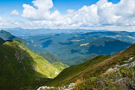 喀尔巴阡山脉景观 山脊顶图片