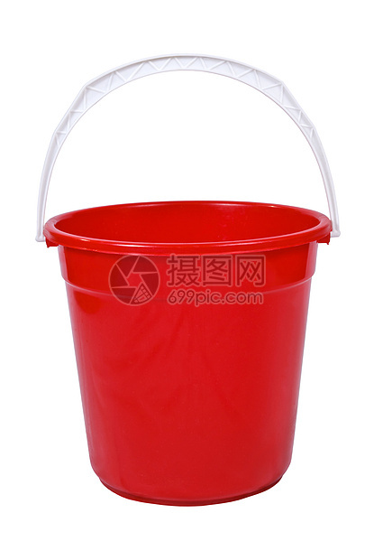 红桶垃圾塑料除尘器服务清洁工簸箕擦洗红色卫生抹布图片