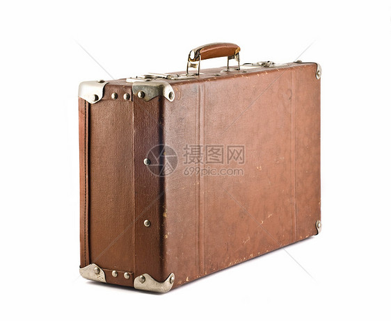 - 旅行旧式行李箱图片