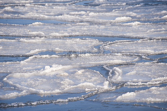 冰冷冬季港口森林海岸寒冷床单季节冻结图片