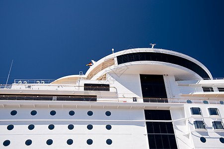 巡越船航海白色海事船舶船运蓝色巡航旅行海洋渡船图片