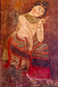 古佛寺庙壁画文化旅行艺术图片