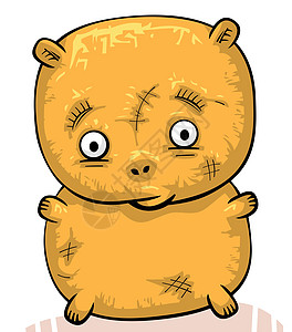 泰迪熊玩具熊样子玩具生物玩物黄色图片