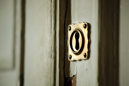 密钥键洞安全女孩锁孔射线照明魔法蓝色入口商业钥匙图片