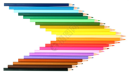 色彩多彩的蜡笔创造力绘画光谱用品团体教育学校颜色设备工艺图片