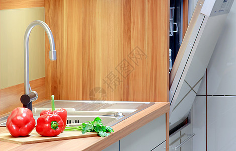 蔬菜内阁装饰房间风格桌子住宅烤箱台面器具公寓图片