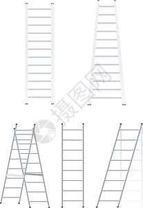 设置梯子 矢量图片