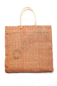 Wicker竹竹式手提包物品木头干草衣服女性羊皮纸传统篮子缝合手工图片