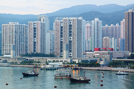 香港文化星星场景渡船天空晴天金融商业中心海洋图片