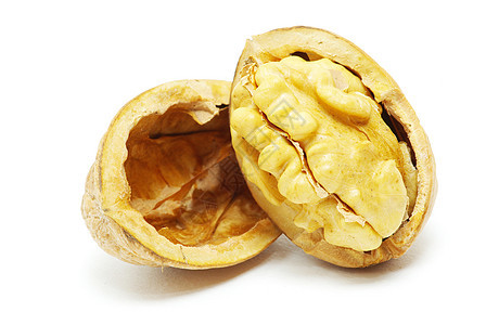 胡桃脆皮核心坚果营养白色种子饮食美食粉碎食物图片