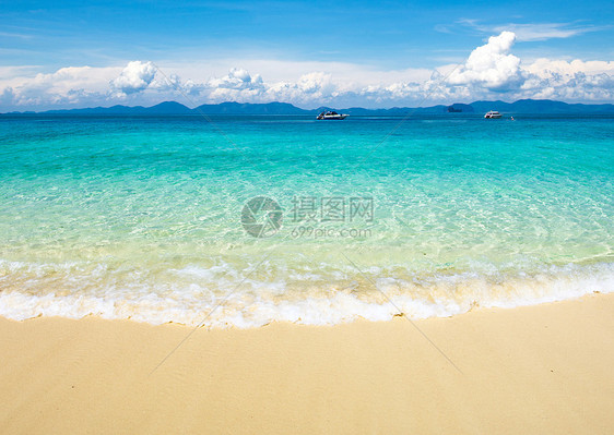 热带海洋太阳海景冲浪放松晴天天堂阳光旅行天空蓝色图片
