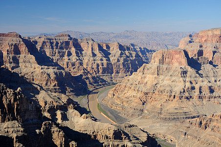 大峡谷直升机旅游地标风景悬崖旅行山脉岩石公园水平背景图片