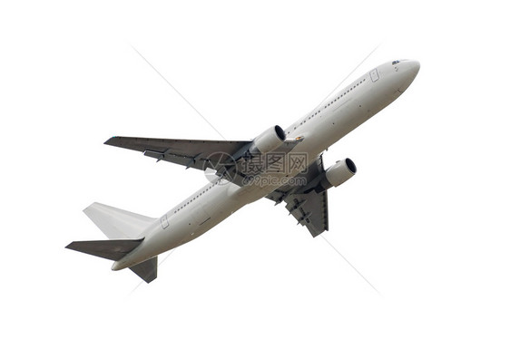 飞机停机翅膀白色方法天空照片水平旅游乘客航班运输图片