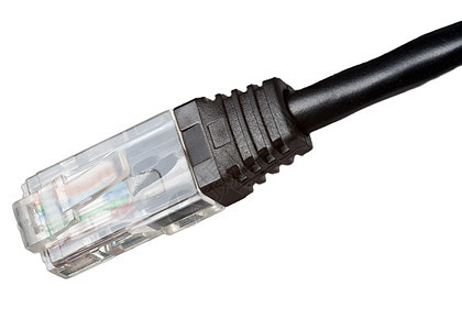 RJ 45 连接器电缆互联网商业接线白色数字电脑网络电子用户线布线图片