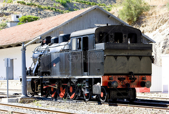 图阿 杜罗河谷 波图格的火车站蒸汽车图片