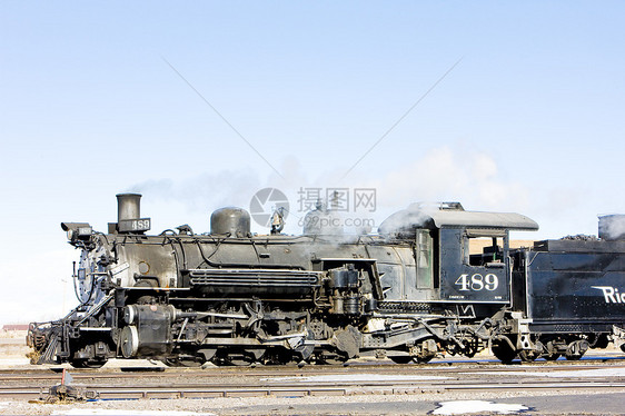 Cumbres和铁路 Antonito 美国科罗拉多运输旅行机车窄轨位置铁路运输世界外观蒸汽图片