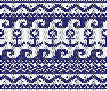 编织海洋模式织物菱形插图几何学装饰风格羊毛刺绣毛衣海滩图片