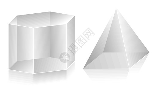 3D 形状三角形立方体力量石头玻璃糊状戒指锥体空中飞人面体图片