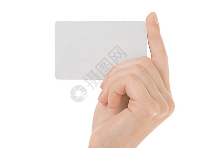 持有信用卡女性手持身份标语手臂人士会议成功信用工作商务广告牌图片
