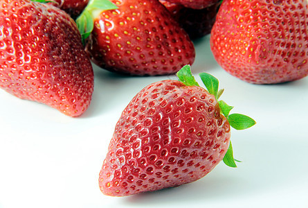 红草莓饮食植物群植物食物花园甜点水果绿色红色农业图片