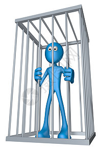 被囚禁囚犯自由木偶犯罪绝缘惩罚孤独外星人法律监狱刑事图片