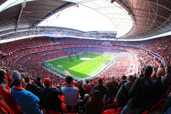 利物浦诉埃弗顿FA杯半2012年末竞赛联盟沥青扇子观众人群唱歌玩家支持者运动图片