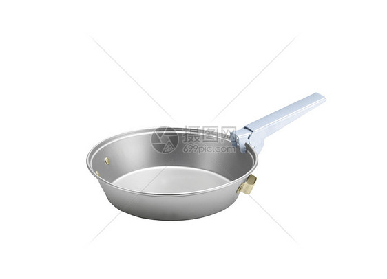 分离的金属煎锅炊具食物平底锅炒锅白色焙烧炉光泽蒸汽用具压力锅图片