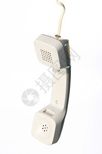 手机电话电缆管子数字扬声器喉舌发明复古电镀白色戒指图片
