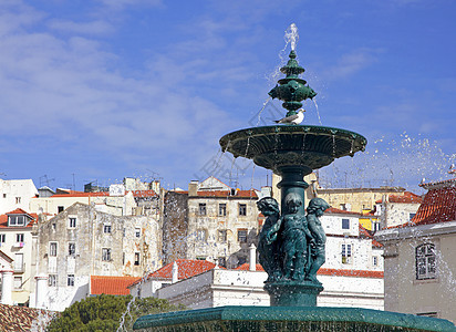 葡萄牙 里斯本 喷泉图片