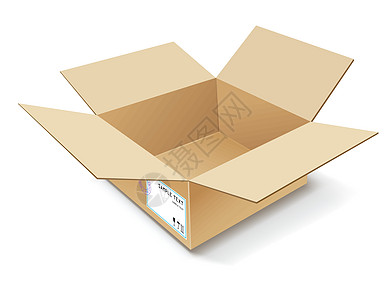 纸板盒邮票插图货物棕色仓库包装邮件搬迁纸板贮存图片