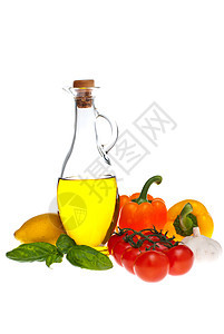 橄榄油辣椒番茄烤肉图片