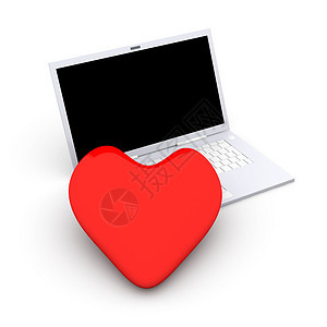 洛夫的笔记本电脑键盘白色约会机动性合伙技术互联网伙伴薄膜晶体管图片
