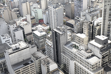 圣保罗的天际线市中心摩天大楼景观建筑物场景都市天空旅行建筑风景图片