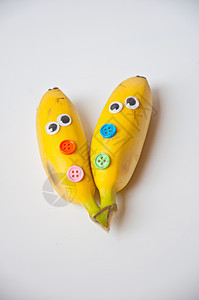 香蕉脸摄影水果热带创造力食物图片