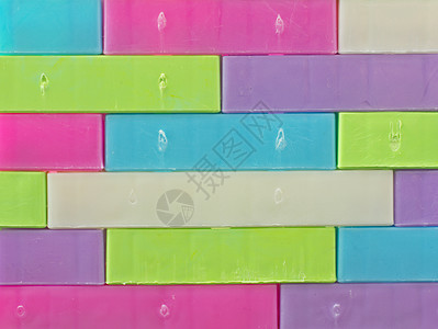 长墙围墙拼图玩具团队团体解决方案白色成功艺术个性蓝色图片