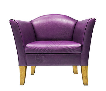 昂贵的紫色皮肩椅图片