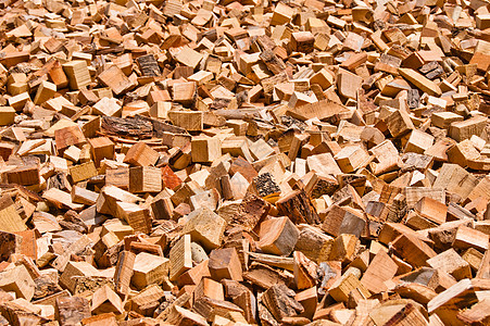 木材碎块空气干燥图片