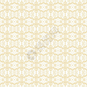 无缝裁缝花类模式创造力装饰条纹褐色插图白色墙纸叶子绘画背景图片