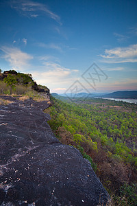 Phatam国家公园顶峰风景美丽旅游山沟蓝色场景公园峡谷森林图片