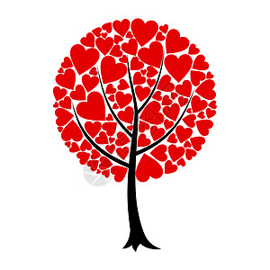 爱树插图悲伤红色工具石头电脑植物群情人艺术成套图片